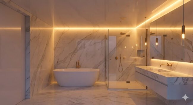 გასაჭიმი ჭერი აბაზანისთვის