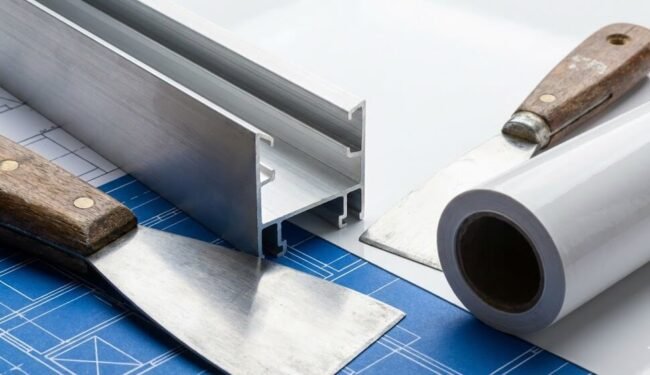 გასაჭიმი ჭერის მასალა და პროფილები