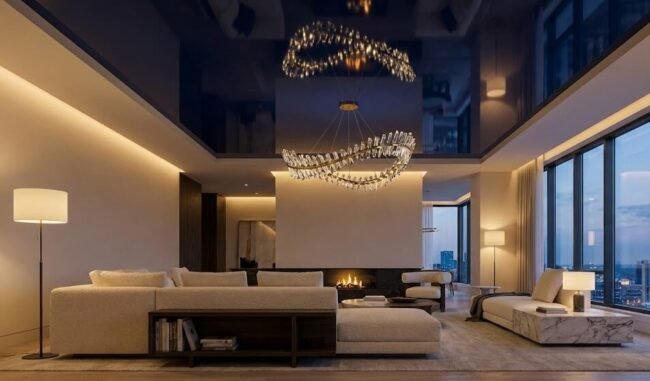 ფრანგული ჭერი ზალაში